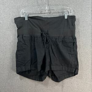 Old Navy Maternity Women Short Black Size Small